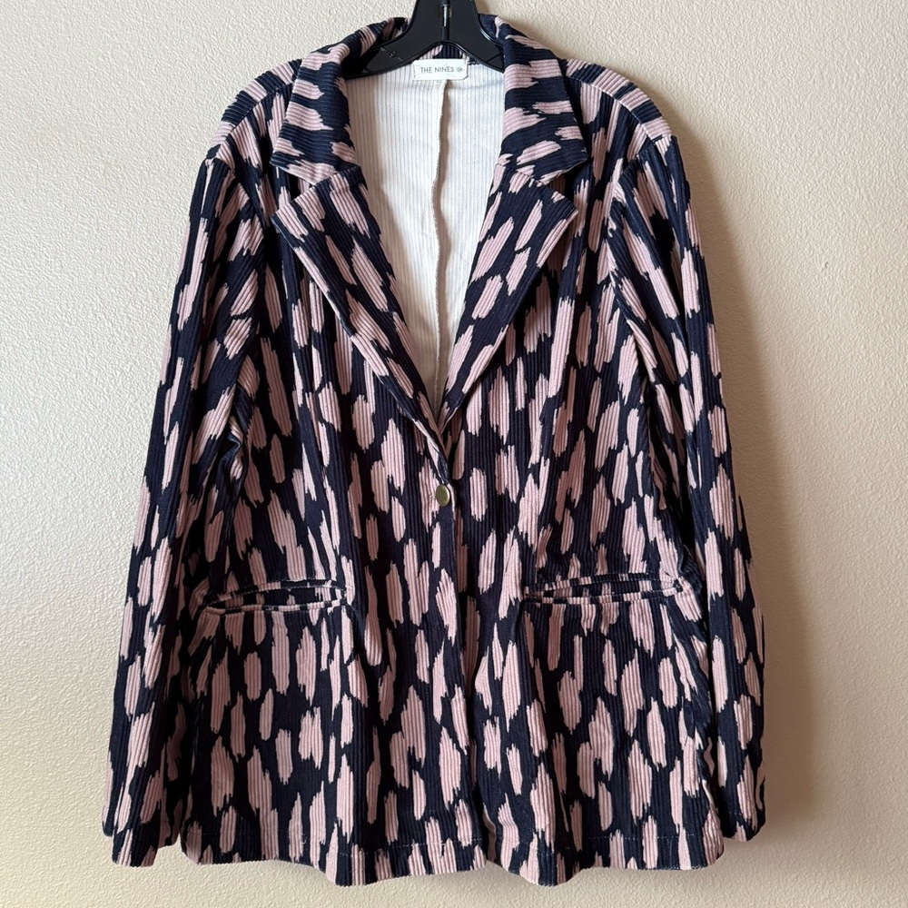The Nines women’s patterned corduroy blazer